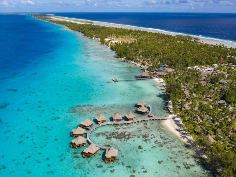 Hotel Kia Ora Resort & Spa Rangiroa, vue sur le plus grand lagon Polynésien