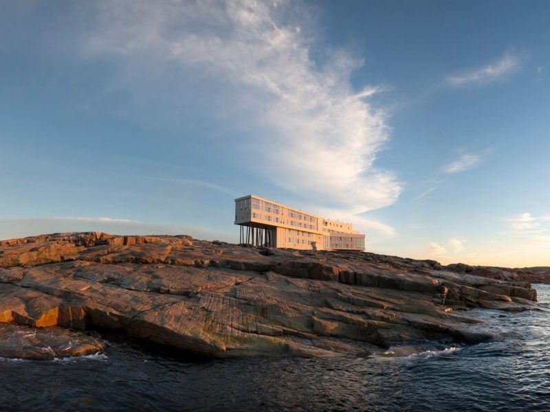 Fogo Island Inn, un OVNI posé au large de la province de Terre Neuve au Canada